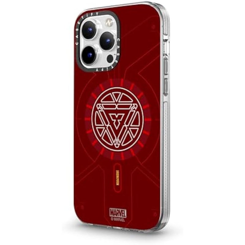 Casetify Clear iPhone 14 Pro Max Case 【Iron Man Co-Lab/Not Yellowing / 6.6ft Drop Protection/Compatible with Magsafe】 - Arc Reactor - Clear - Image 5
