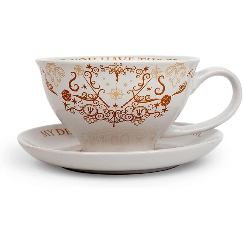 Harry Potter Grim 12-Ounce Ceramic Teacup and Saucer Set - Image 2