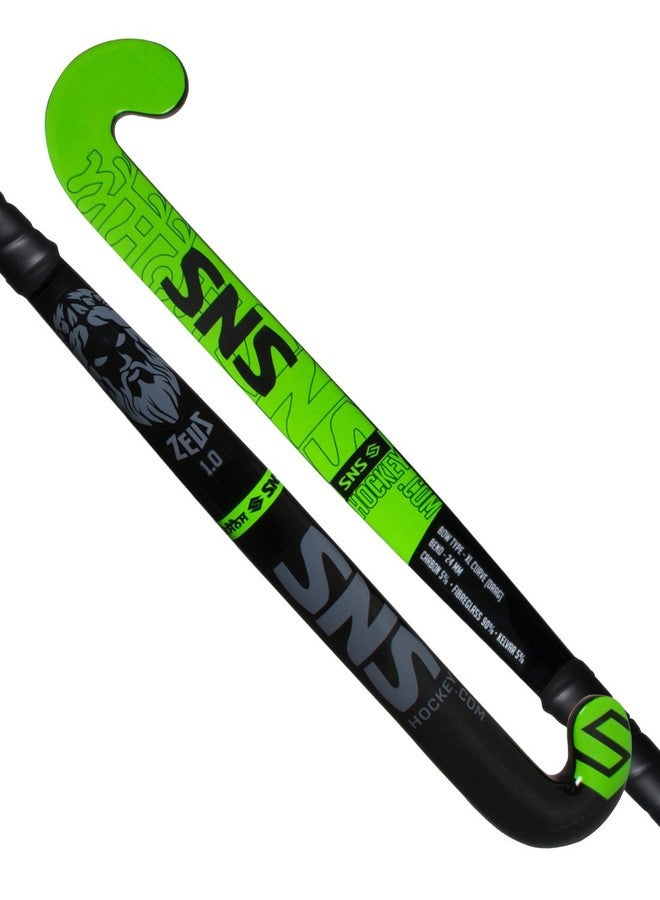 SNS SNS-241 Carbon-Fiber Zeus 1.0 Composite Hockey Stick (Green) - Image 1
