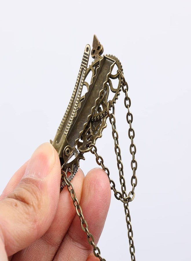 BLESSUME Vintage Steampunk Hair Clip Punk Gothic Headwear (Style 23) - Image 4