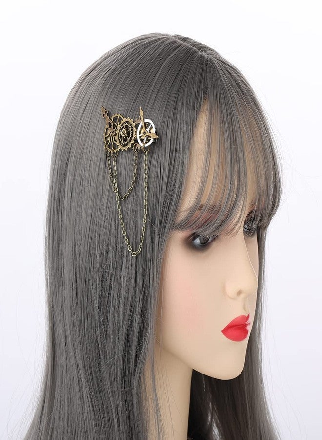 BLESSUME Vintage Steampunk Hair Clip Punk Gothic Headwear (Style 23) - Image 2
