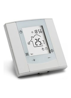 Multifunctional LCD Display Intelligent Thermostat White