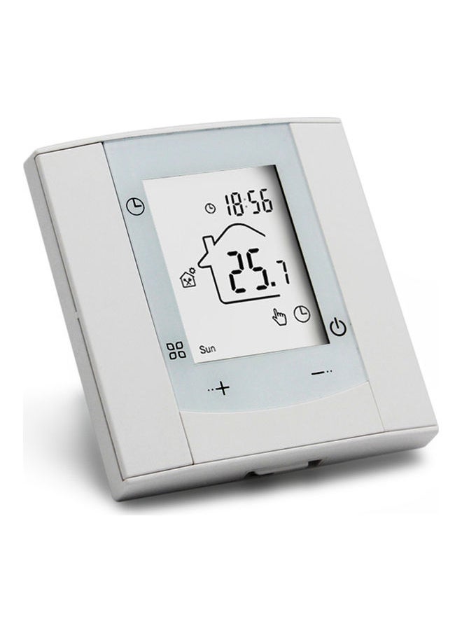 NIBEMINENT - Multifunctional LCD Display Intelligent Thermostat White - Image 1