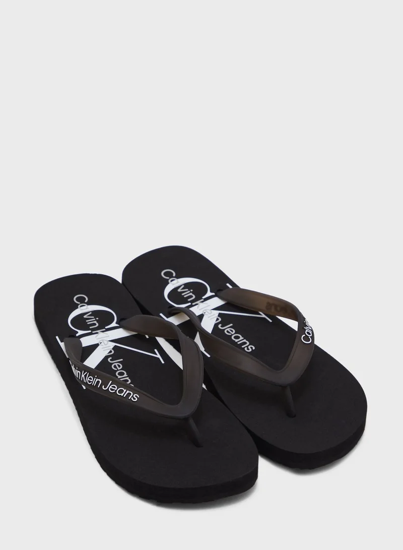 CALVIN KLEIN Monogram Flip Flop