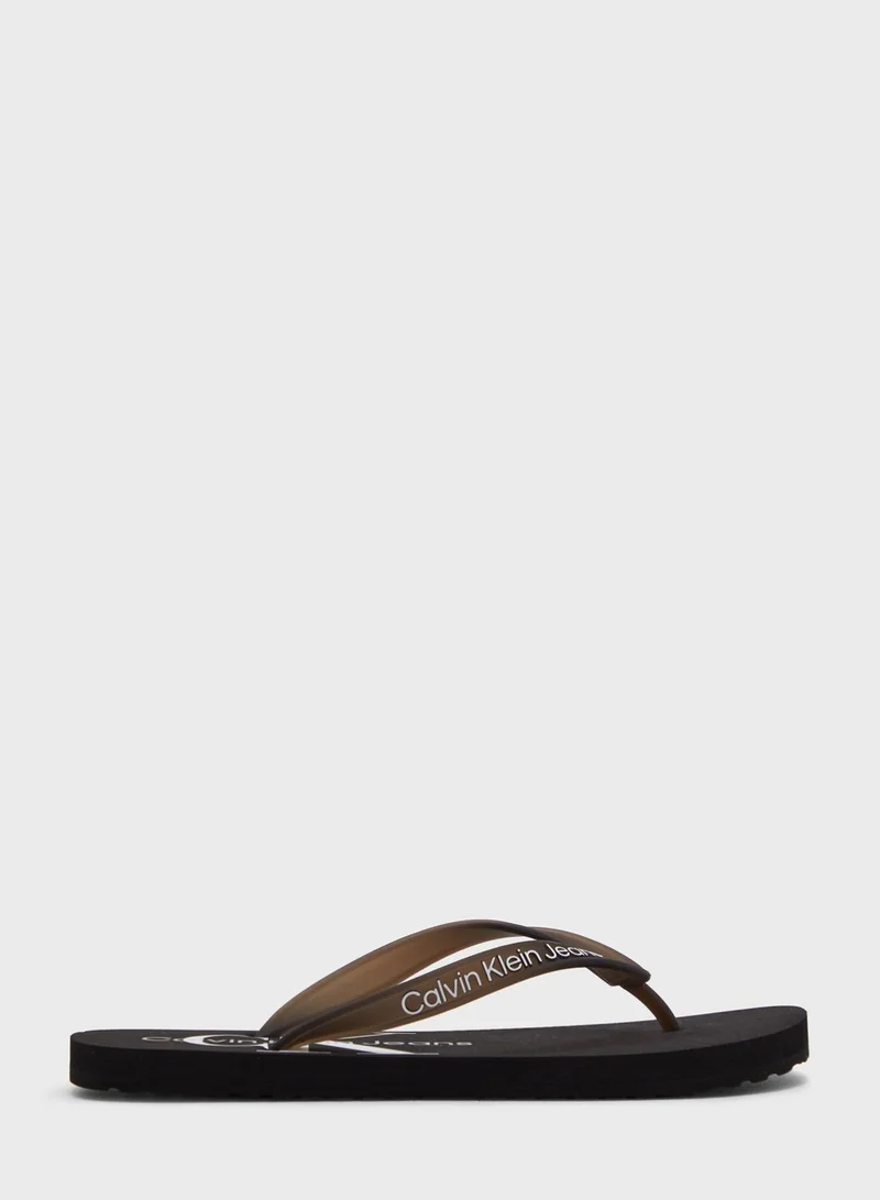 CALVIN KLEIN Monogram Flip Flop