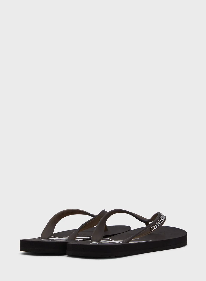 CALVIN KLEIN Monogram Flip Flop