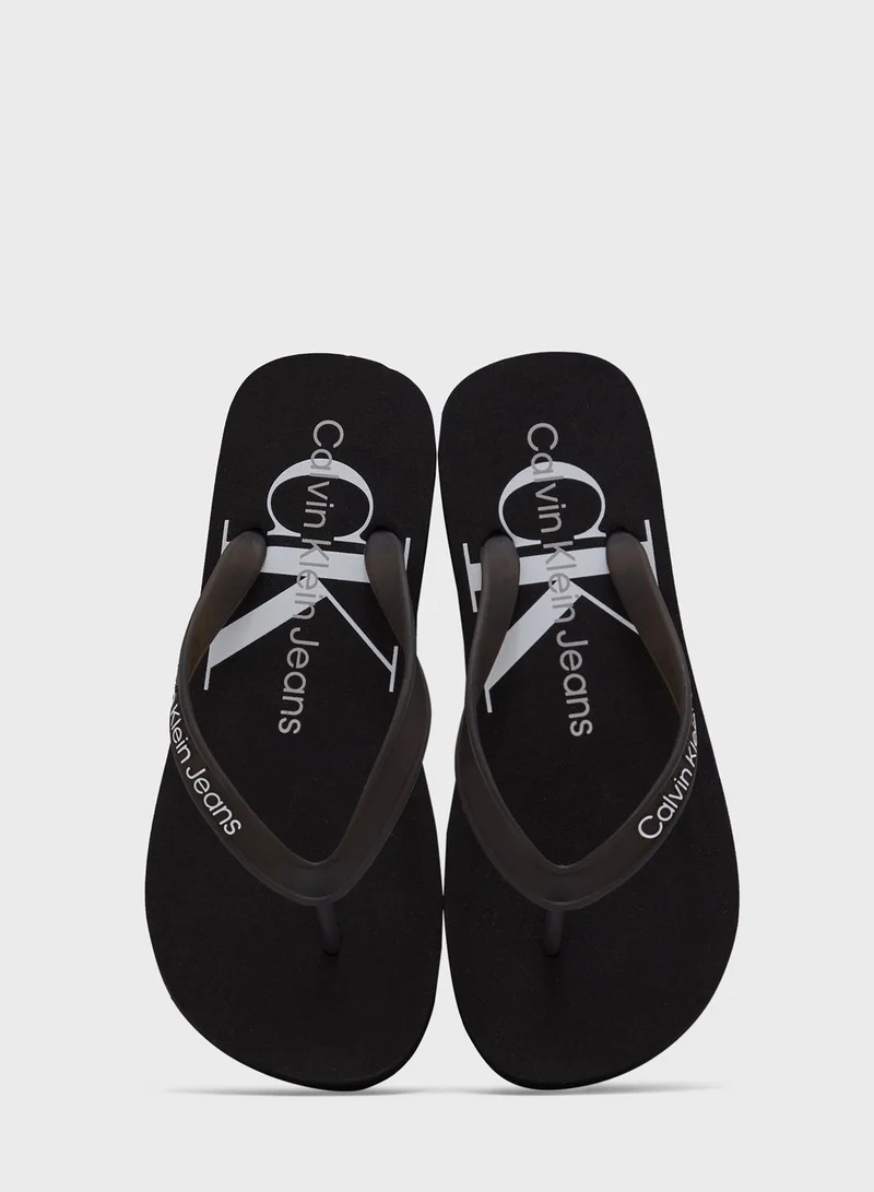 CALVIN KLEIN Monogram Flip Flop