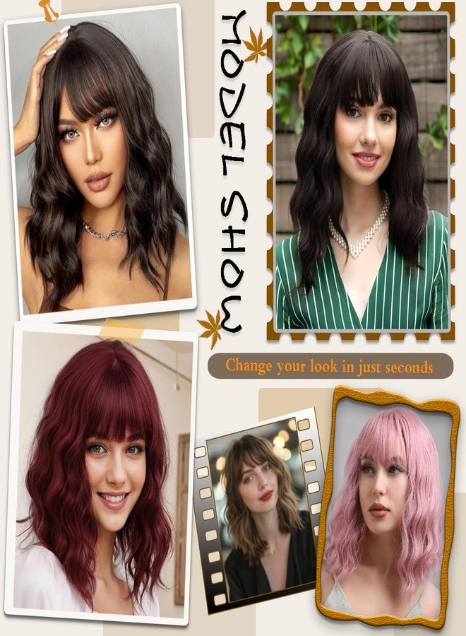 gulagula Wavy Hair Topper 14 inch Hair Toppers for Women with Thinning hair 6.5''X6.5'' Toppers Haipieces for Women Synthetic - Image 5