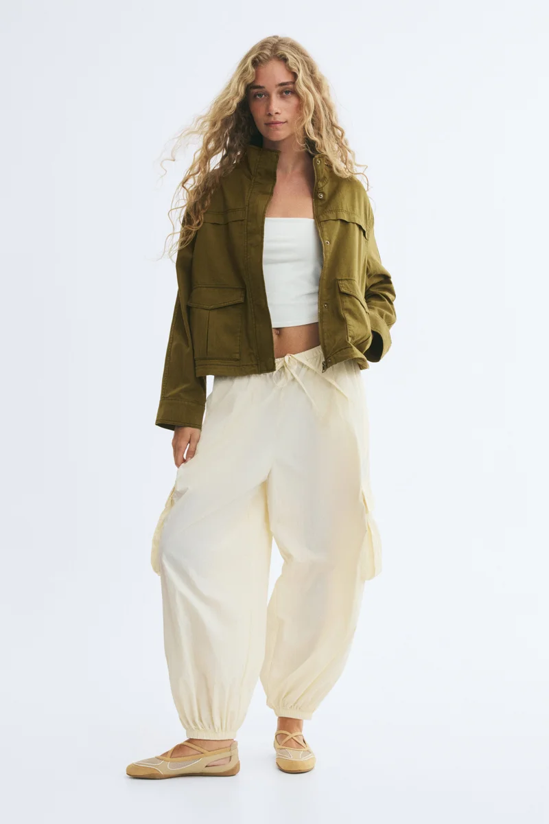 H&M  Oversized utility jacket for Women | Best Price UAE