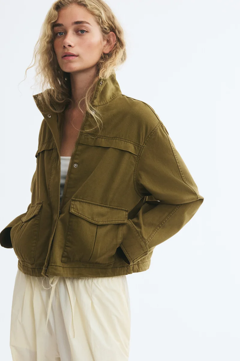 Oversized utility jacket