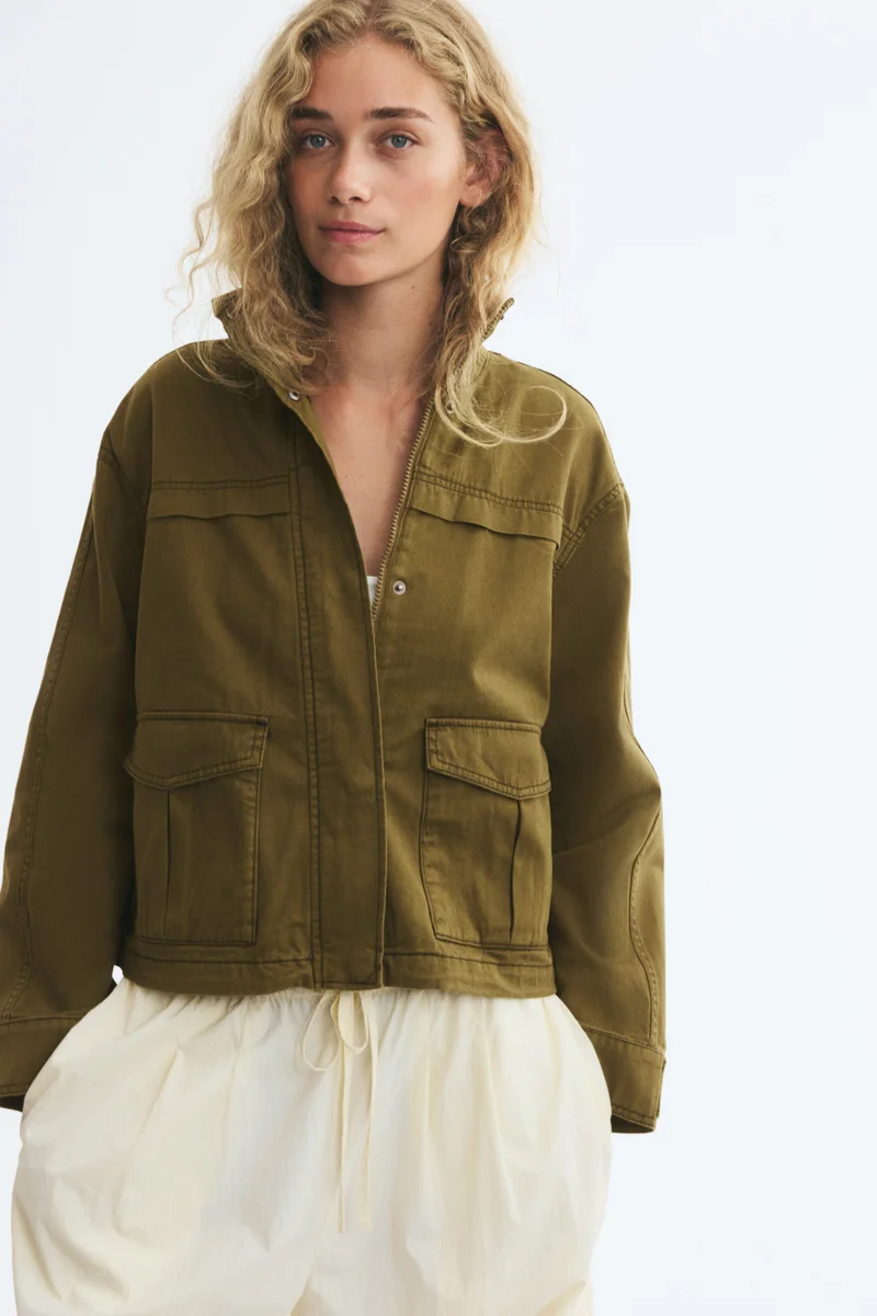 H&M  Oversized utility jacket for Women | Best Price UAE
