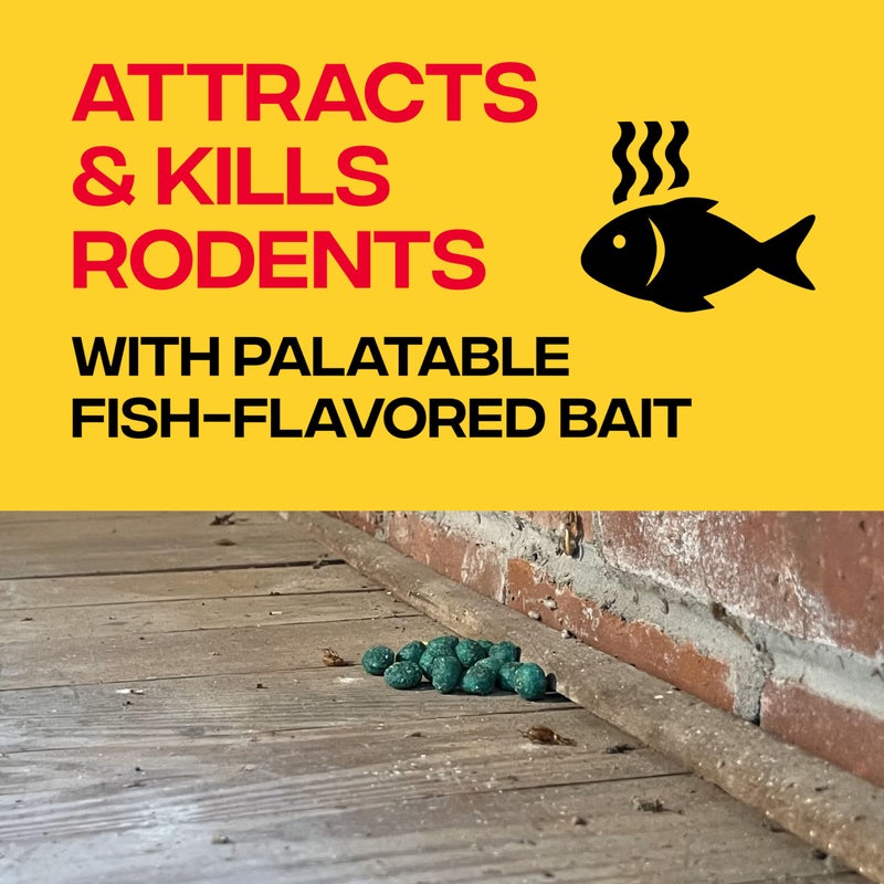 Victor Rat Poisoning for Inside & Outside Use - Kills Rats, Mice, Meadow Voles | Mouse Poisoning for Indoor & Outdoor Areas, Ready-to-Use, 4 lb Bag - M925 - Image 4