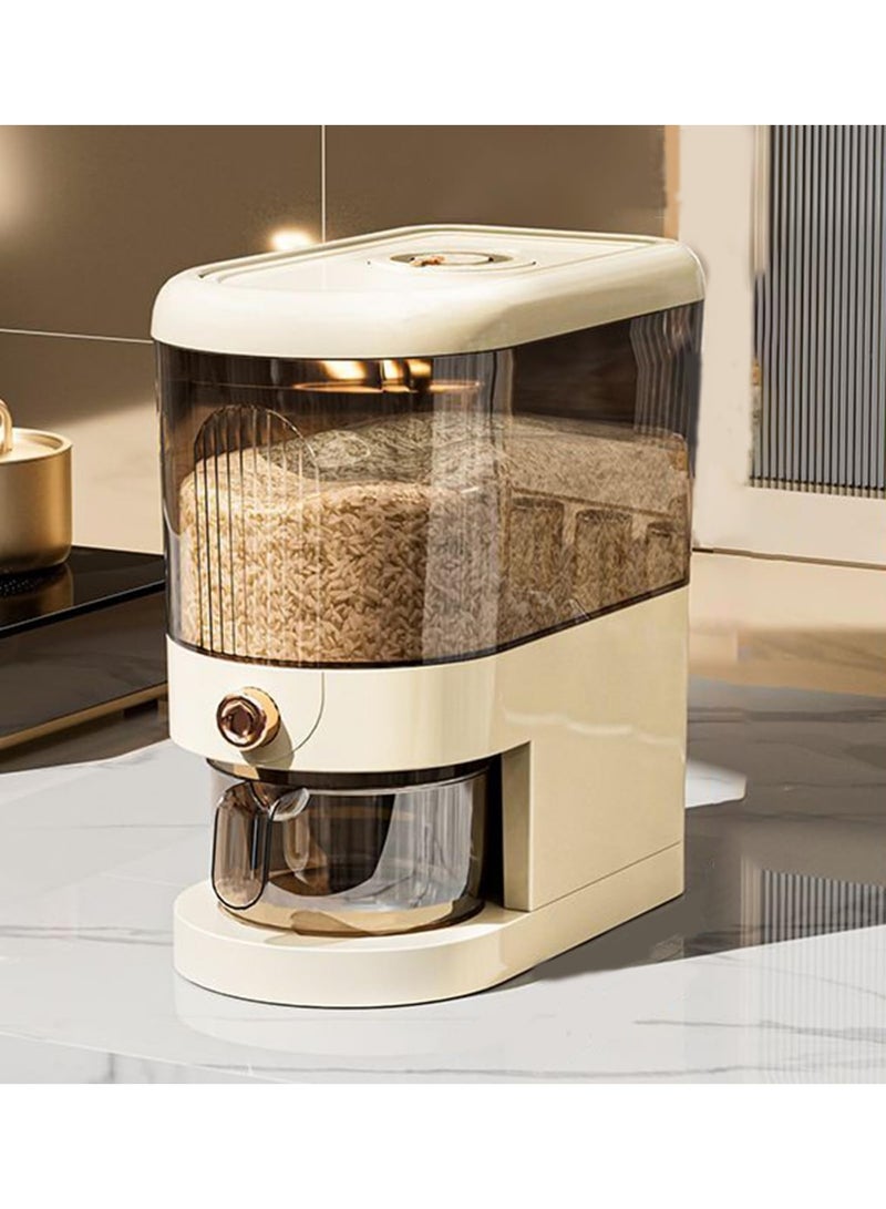 وانغبانغزي خزانة أرز، حاويات تخزين الأرز، دلو أرز محكم ضد الرطوبة مع كوب قياس، حاوية تخزين للدقيق الحبيبي وفول الصويا للمنزل والمطبخ - Image 2