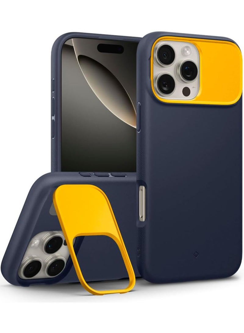 Caseology Nano Pop Mag Kickstand iPhone 16 Pro MAX MagSafe Case Cover Mil Grade - Blueberry Navy - Image 1
