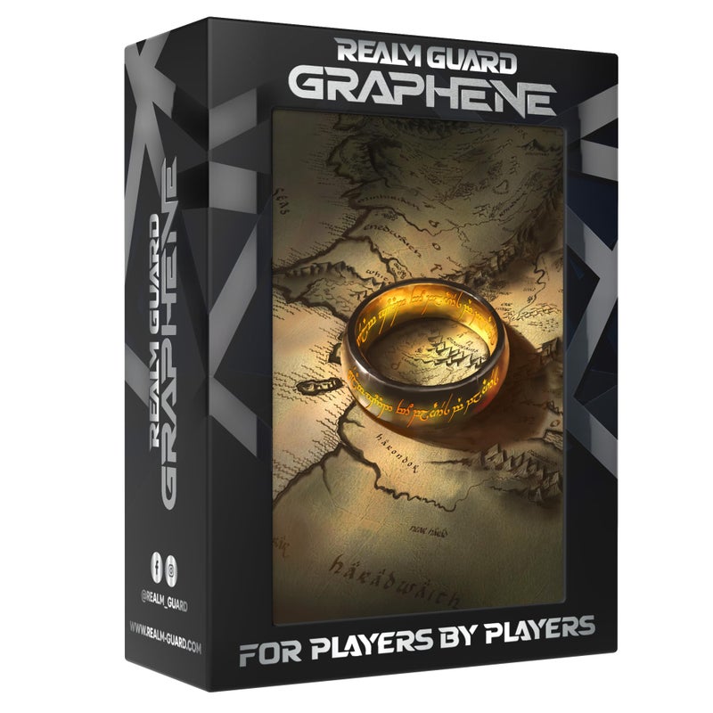 Realm Guard Graphene -100ct Textured Matte TCG/MTG Card Art Sleeves (The Ring) - Image 2