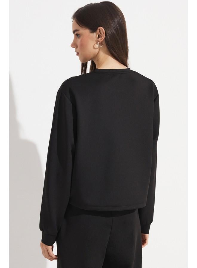 جون سويت شيرت سكيوبا جوني أسود - Image 5