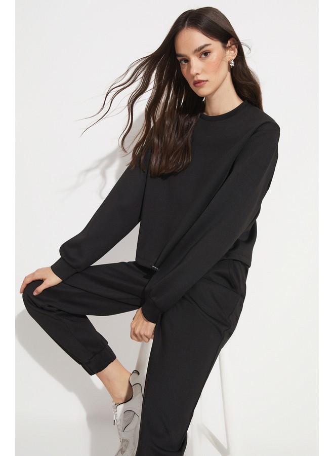 جون سويت شيرت سكيوبا جوني أسود - Image 4