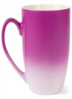 Elanze Designs Magenta White Two Toned Ombre Matte 12 ounce Ceramic Stoneware Coffee Cup Mugs Set of 4 - pzsku/ZE677E67DF2ACB5816370Z/45/_/1694167837/4d193fa8-daa9-4189-938c-ef0e4b1ac0e9