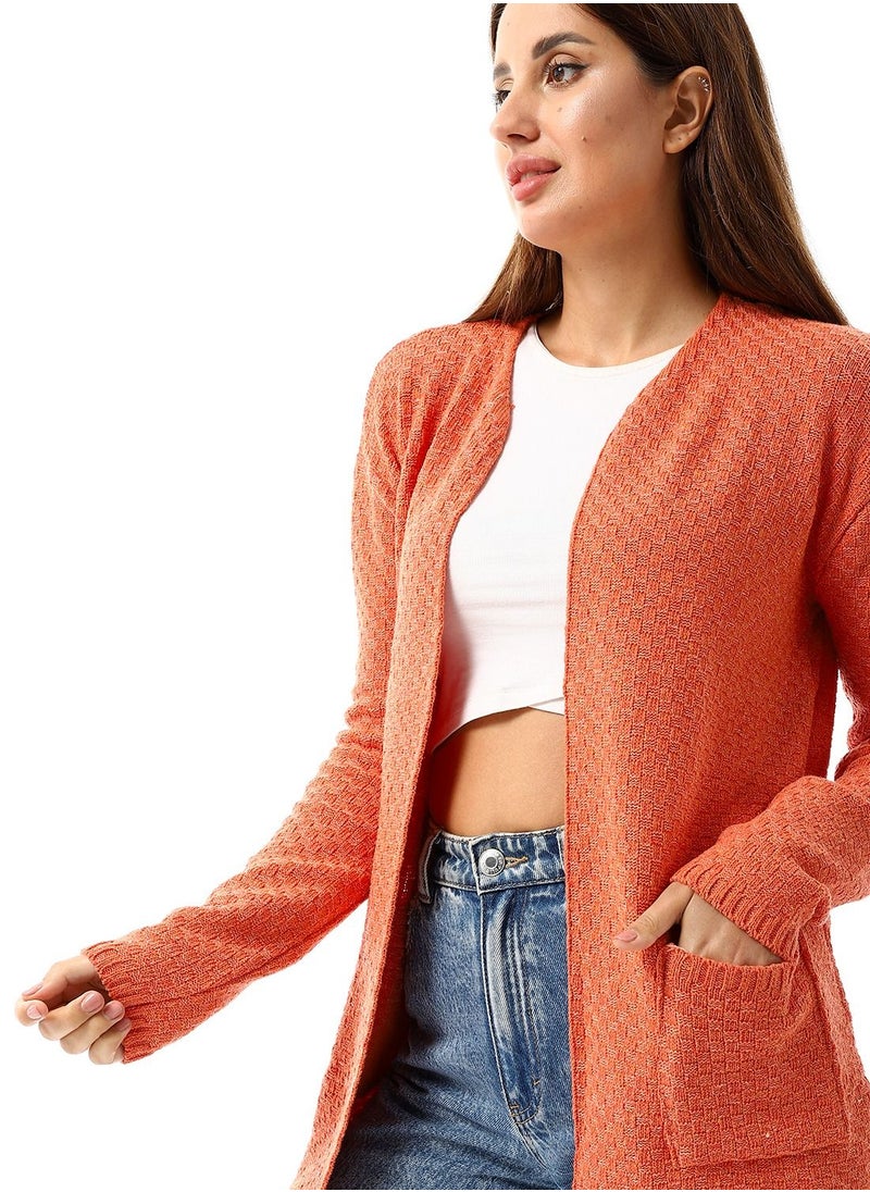 Caesar - Womens Wool Open Cardigan - Image 1