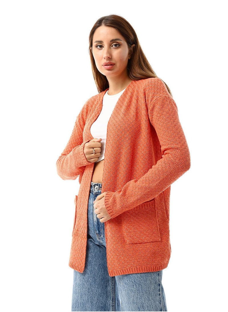 Caesar - Womens Wool Open Cardigan - Image 1