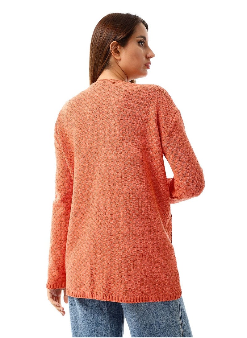 Caesar - Womens Wool Open Cardigan - Image 1