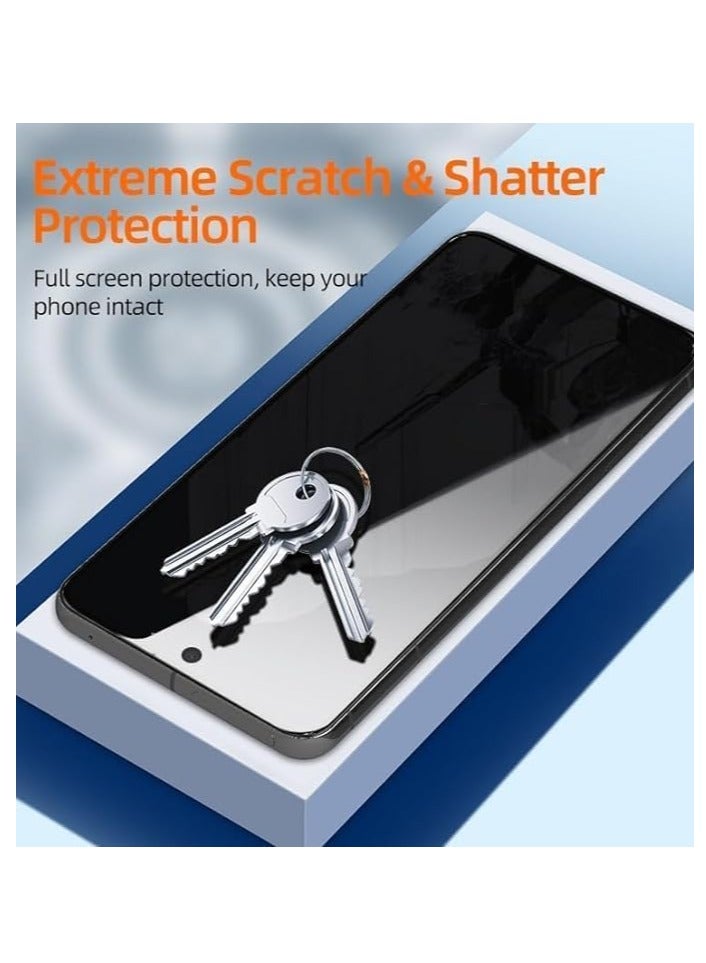 دوسالا حماية شاشة خاصة غير لامعة لجهاز سامسونج جالكسي S25 5G 2024، ضد التجسس، مقاومة للخدوش، تغطية كاملة، فيلم TPU ناعم، تشطيب غير لامع مرن. - Image 4