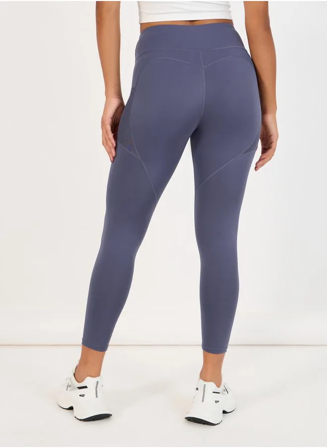 Styli Mesh Pocket Stitch Detail Leggings