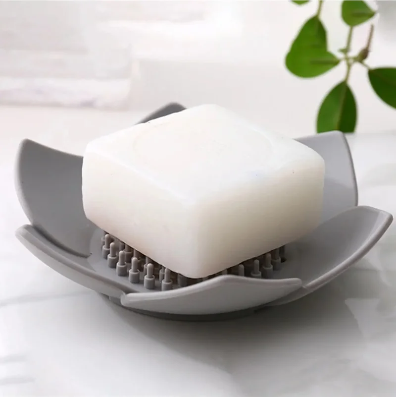 Tineke Soap Dish Lotus Design Stylish Soap Dish Solid Soap Dish Soap Dish with Water Drain