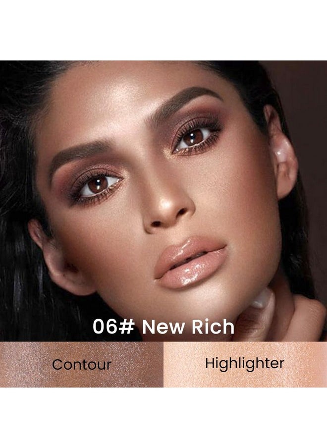 evpct 2In1 Face Shaping & Contouring Stick Cream Contour Concealer Bronzer Stick Makeup Kit For Beginner Face Highlighter Makeup Stick Contorno Maquillaje De Maquillaje Profesionalnew Rich  - Image 2