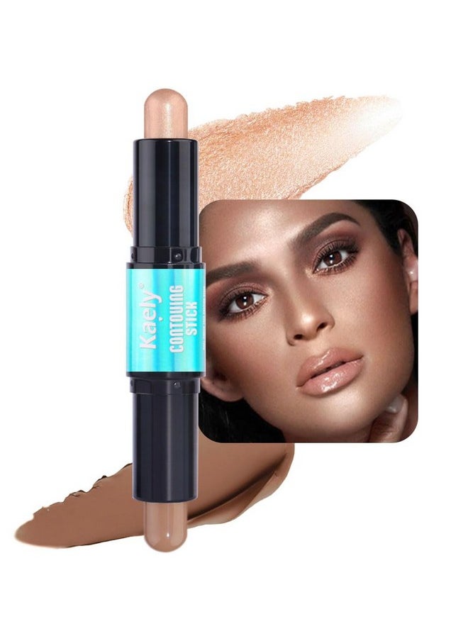 evpct 2In1 Face Shaping & Contouring Stick Cream Contour Concealer Bronzer Stick Makeup Kit For Beginner Face Highlighter Makeup Stick Contorno Maquillaje De Maquillaje Profesionalnew Rich  - Image 1