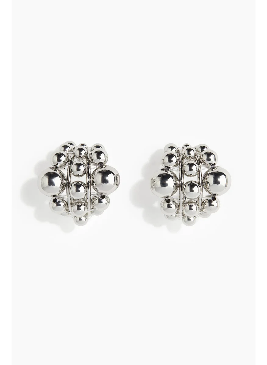 H&M Beaded Hoop Earrings