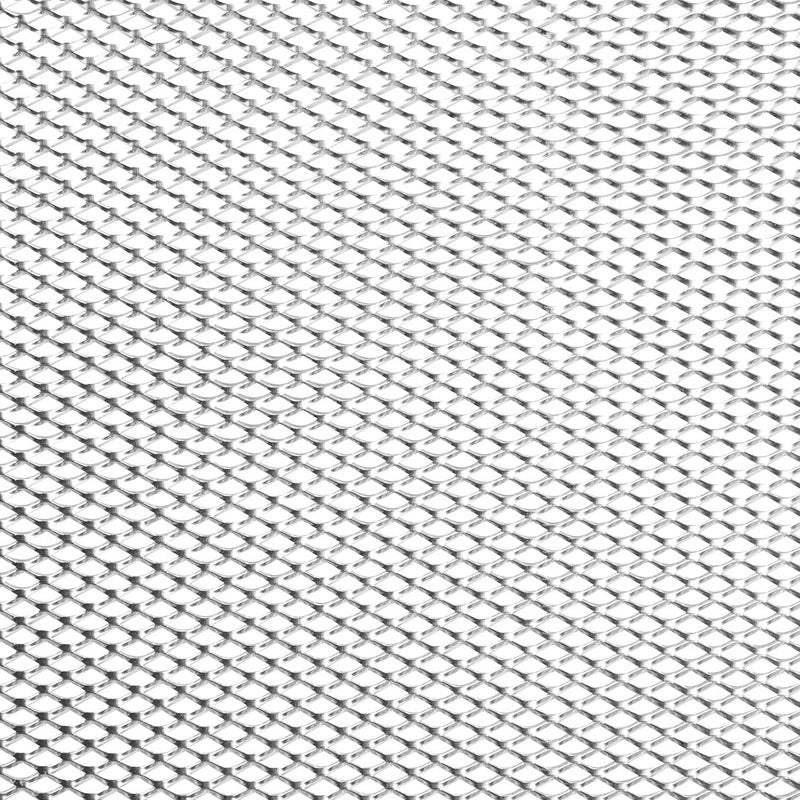 AggAuto 40"x13" Car Grill Mesh - Silver Aluminum Alloy - Image 5