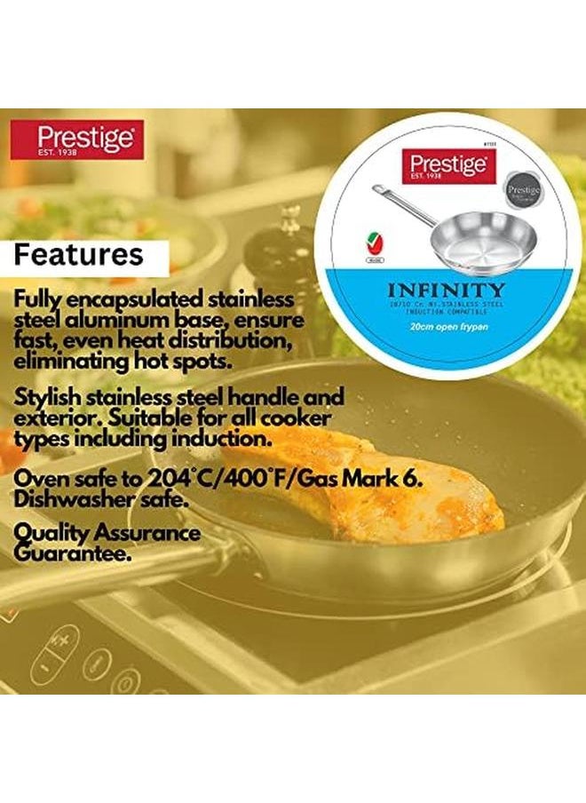 Infinity Stainless Steel Open Frypan 20 Cm - pzsku/ZE678221FCF530FADC2E1Z/45/_/1718349935/66a3d0b4-5927-4099-a810-4623c573cc66