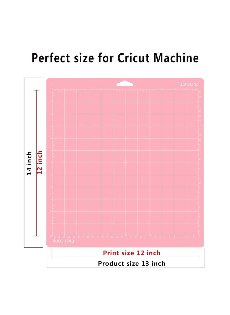 Generic - 5PCS Cricut Cutting Mat Set, 12x12 Cutting Mats Adhesive Gridded Mats Replacement Crafting Mats Cricut Design Space Mats Cricket Cutting Mats for Cricut Explore Air 2/Air/One Maker - Image 1