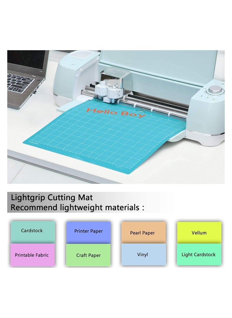 Generic - 5PCS Cricut Cutting Mat Set, 12x12 Cutting Mats Adhesive Gridded Mats Replacement Crafting Mats Cricut Design Space Mats Cricket Cutting Mats for Cricut Explore Air 2/Air/One Maker - Image 1