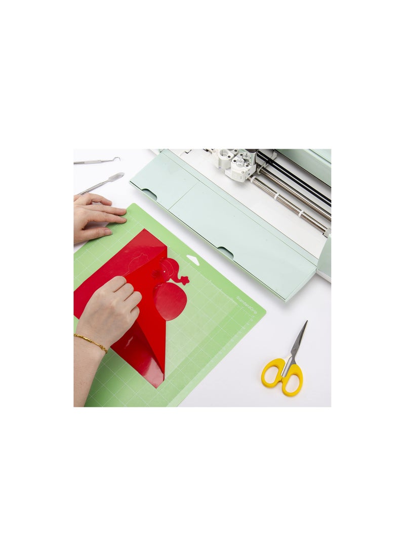 Generic - 5PCS Cricut Cutting Mat Set, 12x12 Cutting Mats Adhesive Gridded Mats Replacement Crafting Mats Cricut Design Space Mats Cricket Cutting Mats for Cricut Explore Air 2/Air/One Maker - Image 1