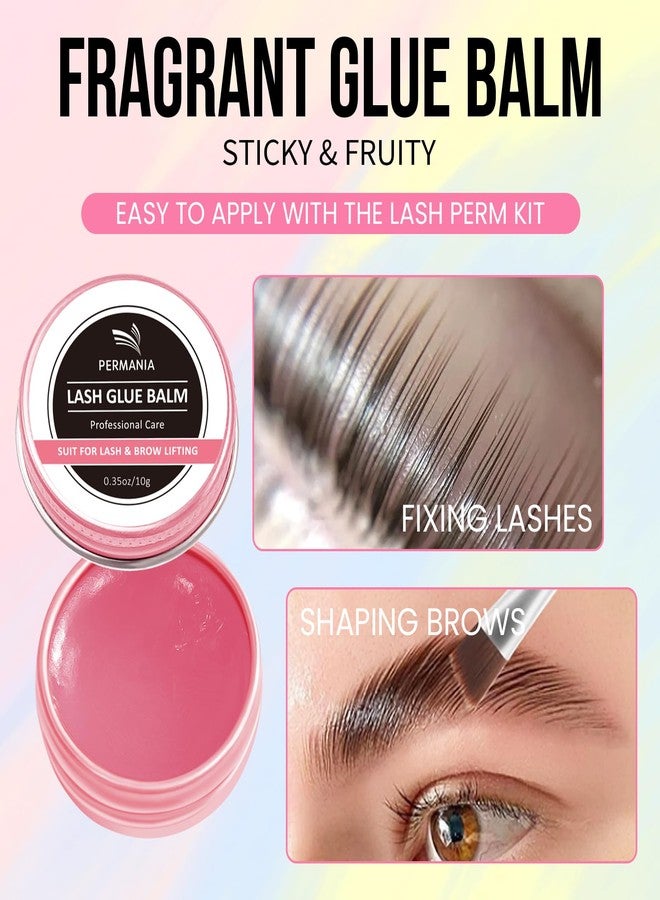 PERMANIA مجموعة رفع الرموش الكورية من PERMANIA، تصميم أنبوب سهل التطبيق لمجموعة تثبيت الحواجب للحصول على نتائج طبيعية، رفع وتجعيد فوري مع تعليمات مفصلة - Image 5