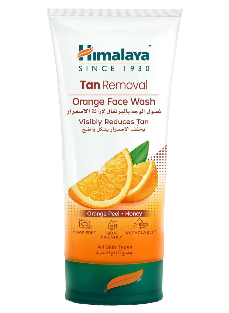 Himalaya Tan Removal Orange Face Wash 150ml - Image 1