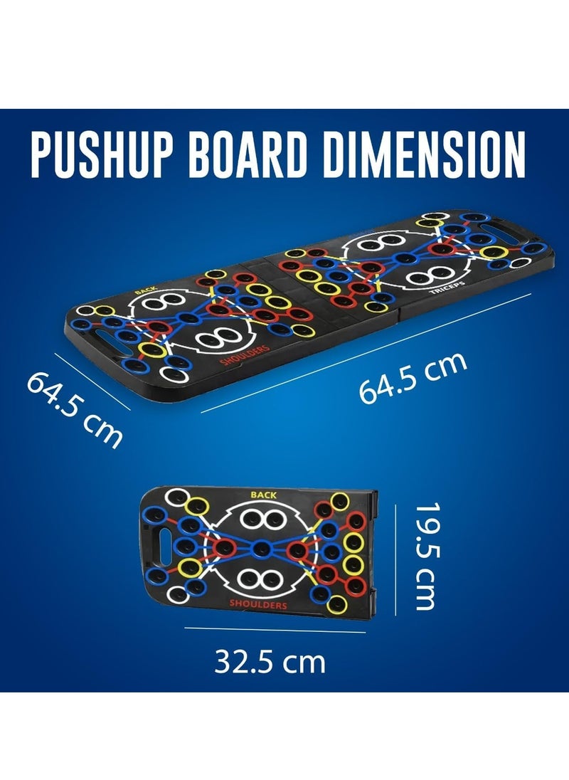 XiuWoo 26 in 1 Foldable Pilates Reformer Machine, Workout Abdominal Board, Plank Trainer, Fitness Push Up Board, Full Body Workout Equipment, Home Gym System, Strengthen Arms Machine, Rebound Core Training  - Image 5