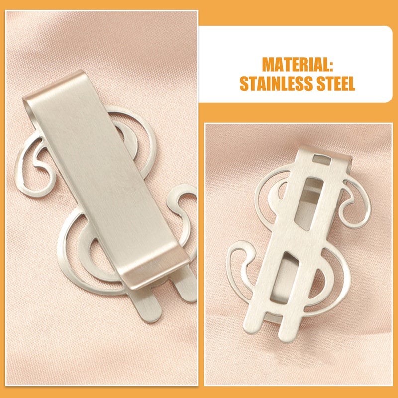 Thin Money Clip, Compact Stainless Steel Cash Holder for Everyday Use - Image 5
