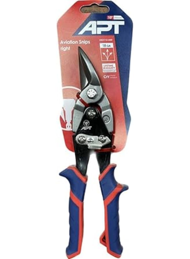 APT DW31112-250R Heavy Duty Aviation Right Snips, 250 mm Size