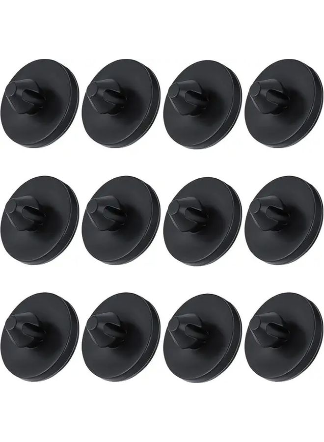 12Pcs Brake Pedal Stopper Pad Compatible With 90541-06036 For Car Brake Light Switch Clutch Pedal Replacement Universal Fit - Image 1