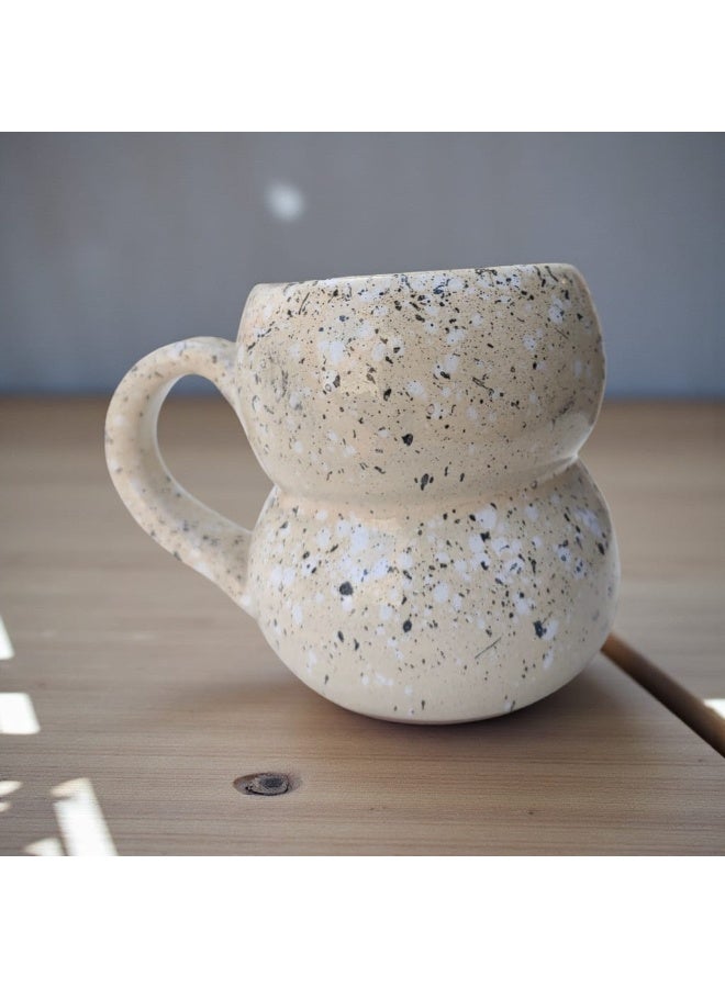 كلور زون بوتري فنجان 150 ملي بشكل مميز ، آمن للاستخدام في الميكروويف، مصنوع يدويًا من الفخار - Image 1