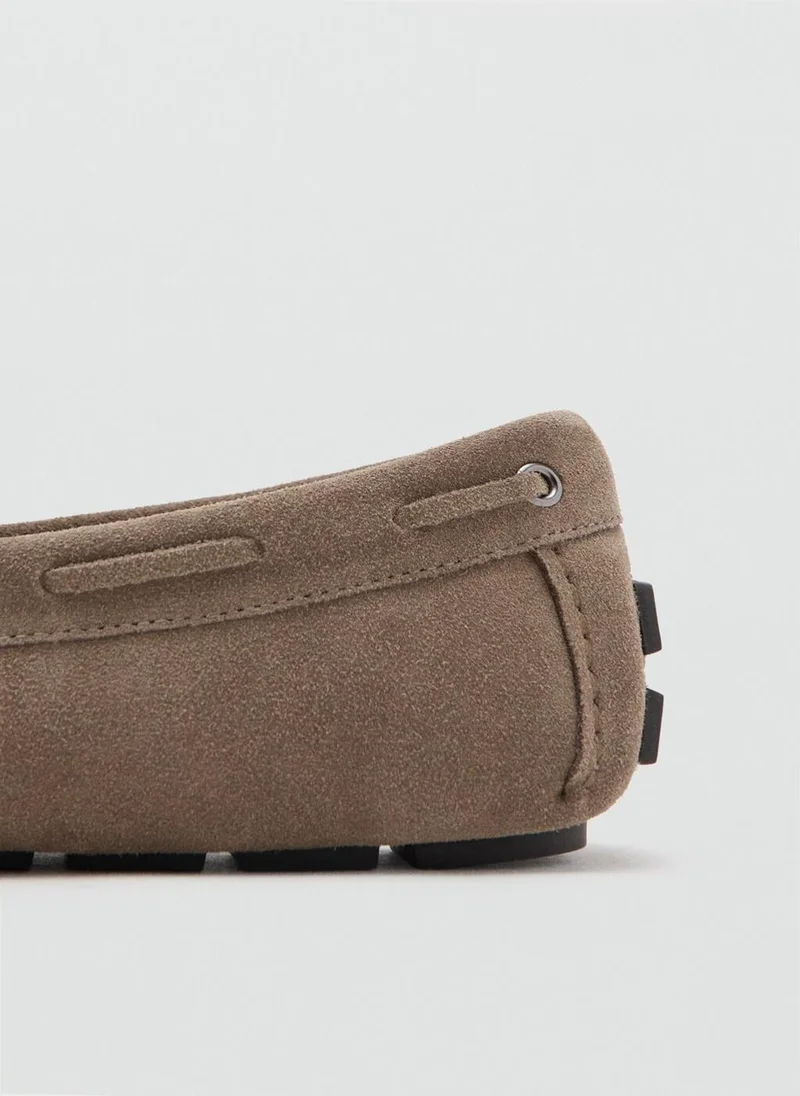 Mango Man  Driver shoe with laces for Men | Best Price UAE