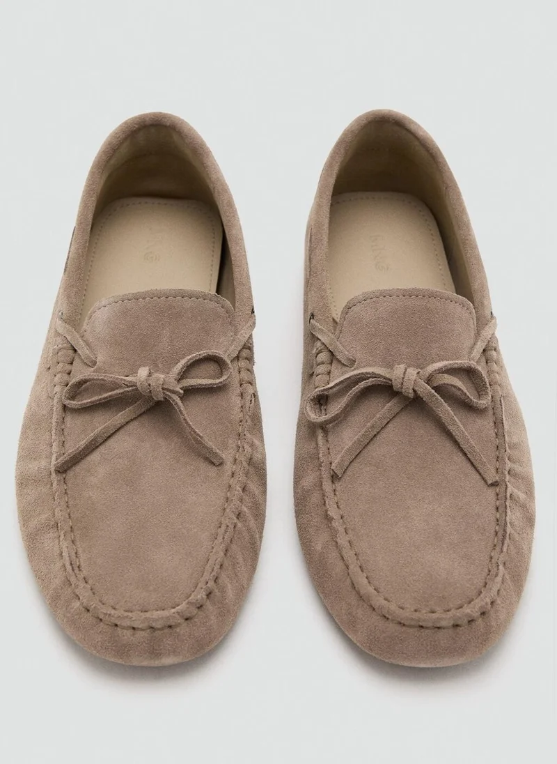 Mango Man  Driver shoe with laces for Men | Best Price UAE
