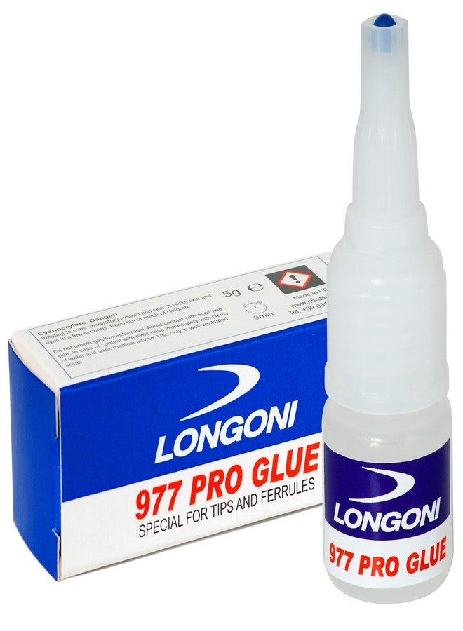 LONGONI 977 Pro Glue for Billiard Pool Cue Tips 5 gr - Image 1