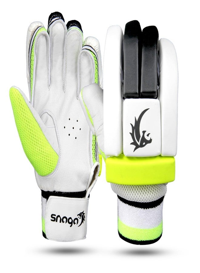 Snaga Cricket Batting Gloves Club Model for Size Boy Mix Colour - Image 1