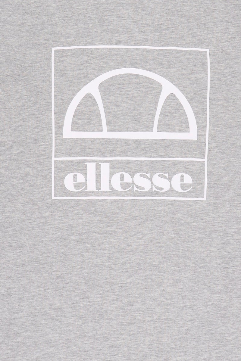 Ellesse Men Sportwear Fit Short Sleeve Outdoor T-Shirt, Light Grey - Image 5