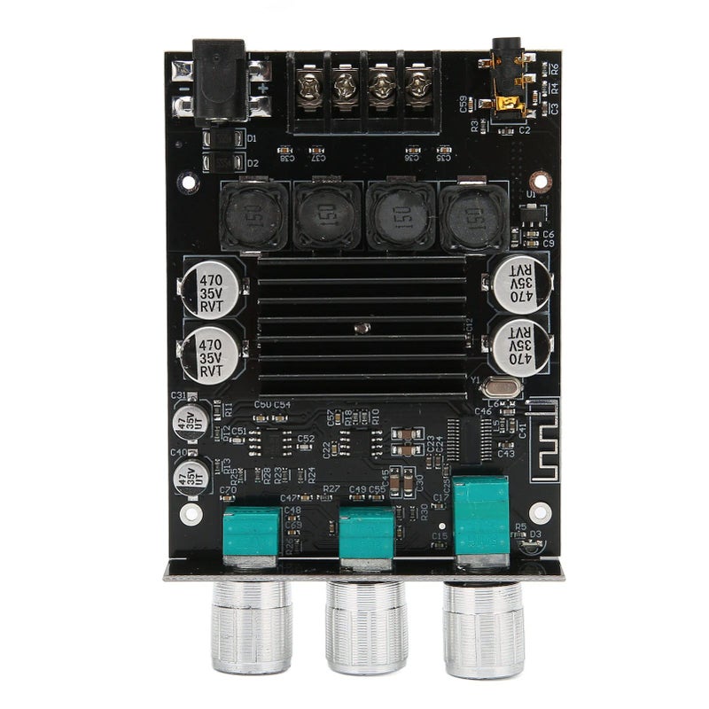 وحدة مضخم صوت ووفر ثنائي القنوات، لوحة مضخم طاقة DC 12-24V، مضخم صوت منزلي - Image 3