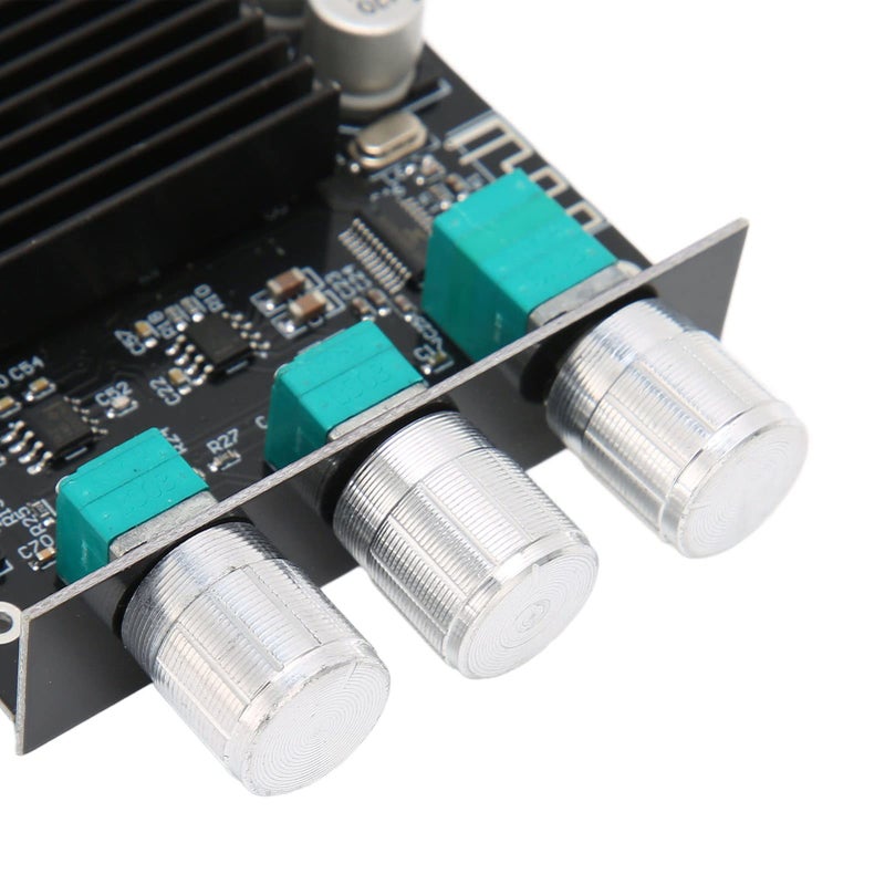 وحدة مضخم صوت ووفر ثنائي القنوات، لوحة مضخم طاقة DC 12-24V، مضخم صوت منزلي - Image 5